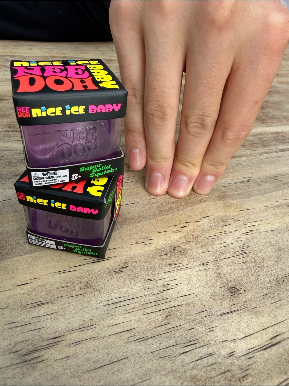 Needoh Nice Ice Baby Super Solid Squish - purple